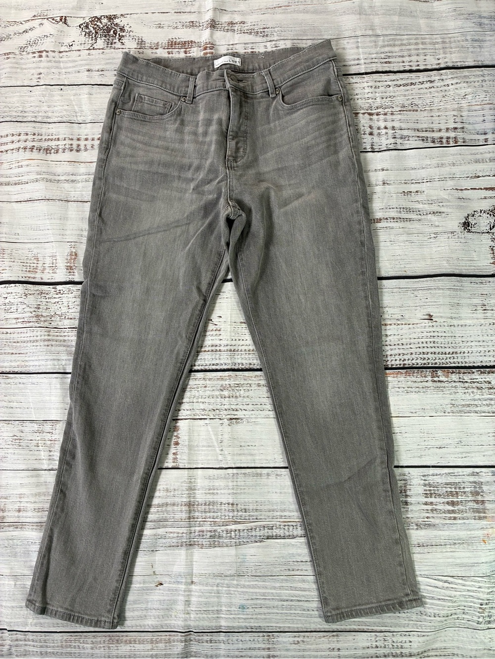 Loft Jeans Women's Size 8/29 Light Gray The Skinny Tapered Leg